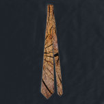 Holzblock Krawatte<br><div class="desc">Rustikaler Holzschnitt.</div>
