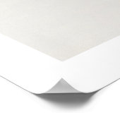 Holzblock mit geschnitztem Gesicht Poster (Ecke)