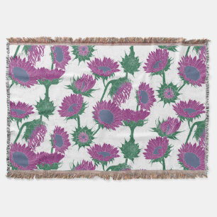 Holzblock Print Sunflower pink Decke