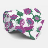 Holzblock Print Sunflower pink Krawatte (Gerollt)