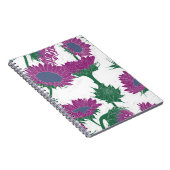 Holzblock Print Sunflower pink Notizblock (Rechte Seite)