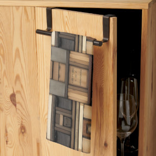 Holzblock-Typografie und Kunstsammlung 11 Geschirrtuch