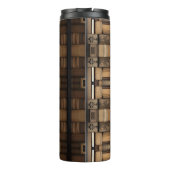 Holzblock-Typografie und Kunstsammlung 11 Thermosbecher (Rückseite)