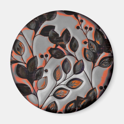 Holzblume Magnet (Vorne)