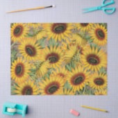 Holzblumen Seidenpapier (Basteln)