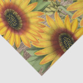 Holzblumen Seidenpapier (Detail)