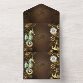 Holzboden mit mechanischem Seepferd All In One Einladung (Innen Boden)