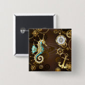 Holzboden mit mechanischem Seepferd Button (Vorne & Hinten)