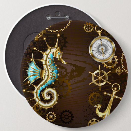 Holzboden mit mechanischem Seepferd Button (Vorne & Hinten)