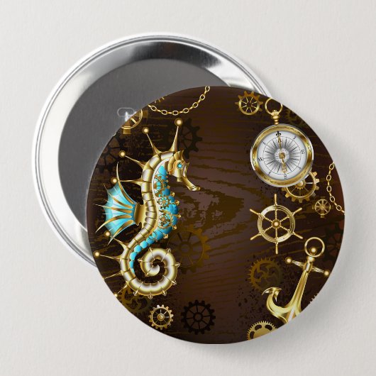 Holzboden mit mechanischem Seepferd Button (Vorne & Hinten)