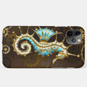 Holzboden mit mechanischem Seepferd Case-Mate iPhone Hülle (Rückseite (Horizontal))