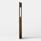 Holzboden mit mechanischem Seepferd Case-Mate iPhone Hülle (Rückseite / Links)