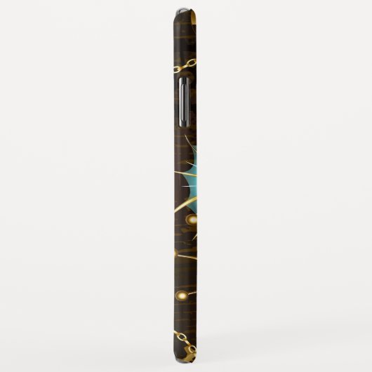 Holzboden mit mechanischem Seepferd Case-Mate iPhone Hülle (Hinten/Rechts)