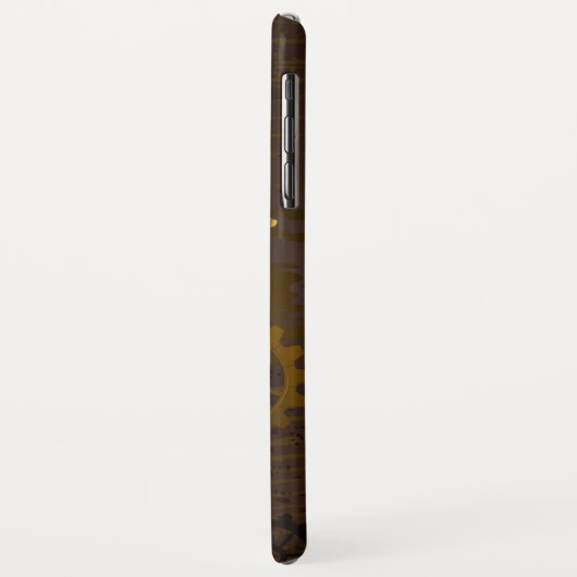 Holzboden mit mechanischem Seepferd Case-Mate iPhone Hülle (Hinten/Links)