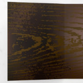 Holzboden mit mechanischem Seepferd Dreifach-gefaltete Programmkarte (Innen Erste Seite)