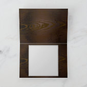 Holzboden mit mechanischem Seepferd Einladung (Innenseite)