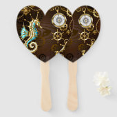 Holzboden mit mechanischem Seepferd Fächer (Vorne und Hinten)