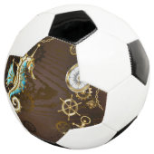 Holzboden mit mechanischem Seepferd Fußball (Dreiviertel)