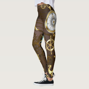 Holzboden mit mechanischem Seepferd Leggings