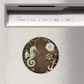 Holzboden mit mechanischem Seepferd Magnet (In Situ (Geschirrspüler))