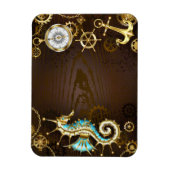 Holzboden mit mechanischem Seepferd Magnet (Vertikal)