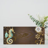 Holzboden mit mechanischem Seepferd Programm (Stehend Vorderseite)