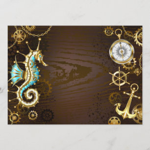 Holzboden mit mechanischem Seepferd Programm