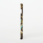 Holzboden mit mechanischem Seepferd Samsung Galaxy Hülle (Rechte Seite)