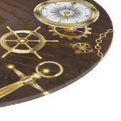 Holzboden mit mechanischem Seepferd Schneidebrett (Ecke)