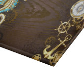 Holzboden mit mechanischem Seepferd Schneidebrett (Ecke)