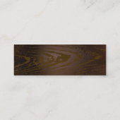 Holzboden mit mechanischem Seepferd Telefonnummerkarte (Rückseite)