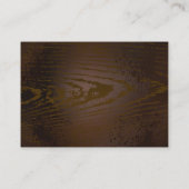 Holzboden mit mechanischem Seepferd Visitenkarte (Rückseite)