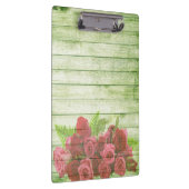 Holzboden Moderne elegante Rose Klemmbrett (Rechts)