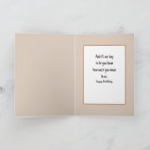 Holzboot Geburtstag Karte (Innenseite)