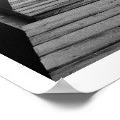 Holzbootanlandung auf Derwentwater Poster (Ecke)