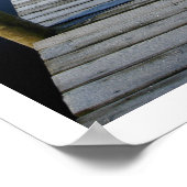 Holzbootanlandung auf Derwentwater Poster (Ecke)