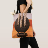 Holzbootblock- Schulterkelle-Tasche Tasche (Von Nahem)