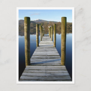 Holzboote Landung auf Derwentwater Postkarte