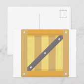 Holzbox Postkarte (Vorne/Hinten)