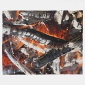 Holzbrand Fleecedecke (Vorderseite (Horizontal))