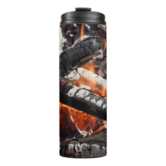 Holzbrand Thermosbecher (Vorderseite)