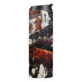 Holzbrand Thermosbecher (Nach links gedreht)