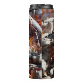 Holzbrand Thermosbecher (Rückseite)