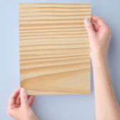 Holzbretter-Muster Flyer (Hand)
