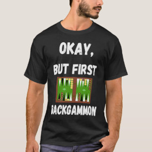 Holzbrettspiel Backgammon-Spiel Brettspiel  T-Shirt
