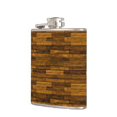 Holzbricktextur Flachmann (Links)