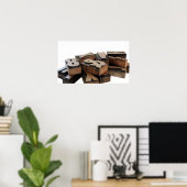 Holzbriefe Kleinposter Poster (Heimbüro)