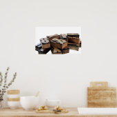 Holzbriefe Kleinposter Poster (Küche)