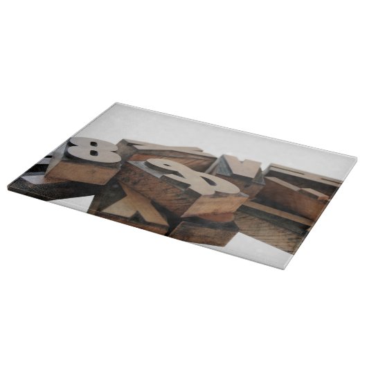 Holzbriefe Schneidebrett (Ecke)