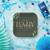 Holzbriefe Waldtiere Kinderdusche Pappteller (Party)